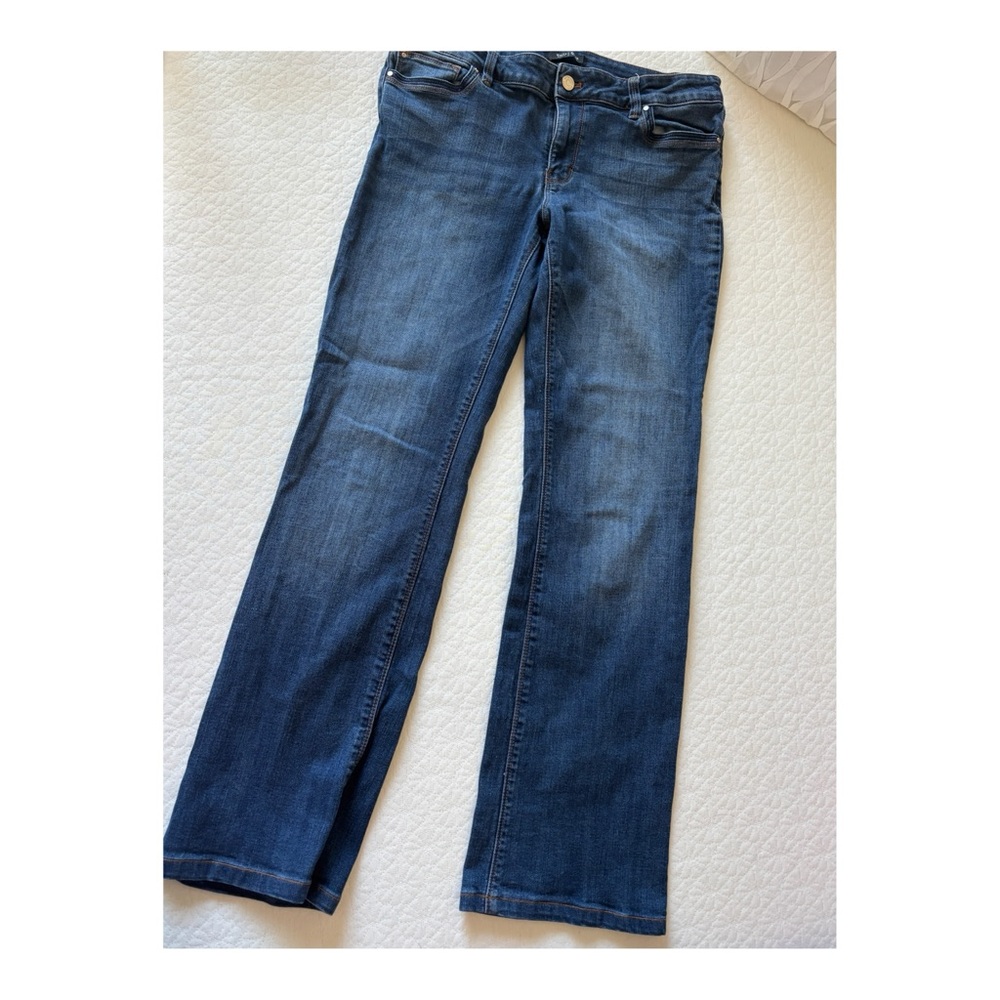 White House Black Market Blue Boot Cut Jeans